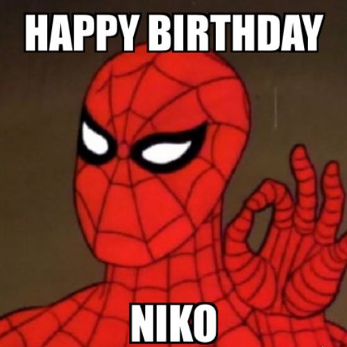 Happy Birthday Niko Memes