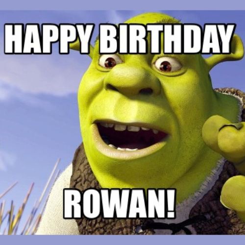 Happy Birthday Rowan Memes