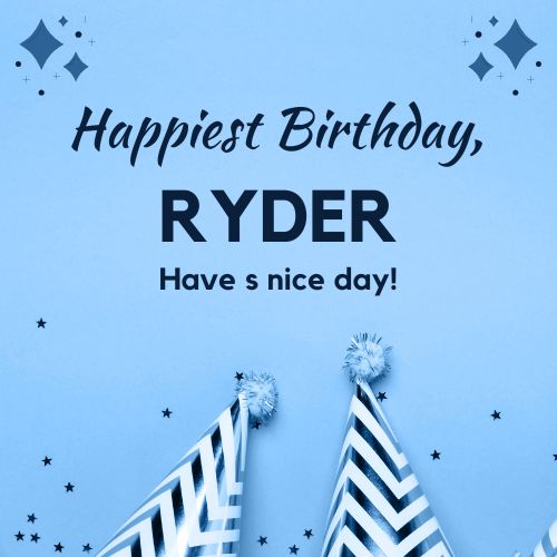 Happy Birthday Ryder Images