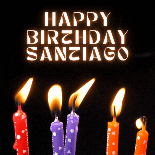Happy Birthday Santiago Gif
