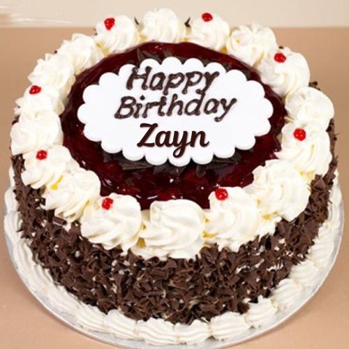 Happy Birthday Zayn Cake With Name