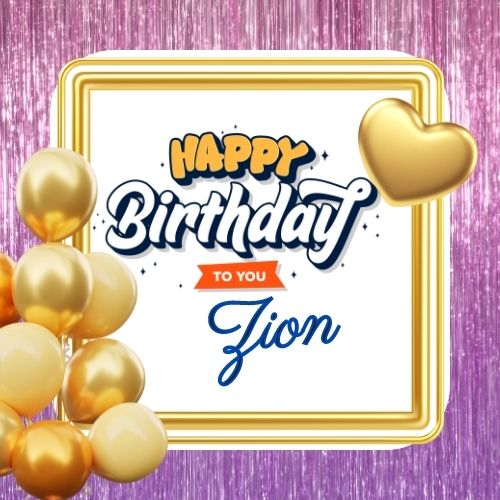 Happy Birthday Zion Picture