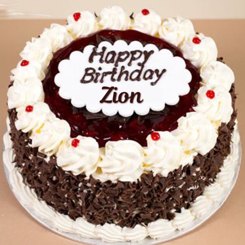 Happy Birthday Zion Cake With Name
