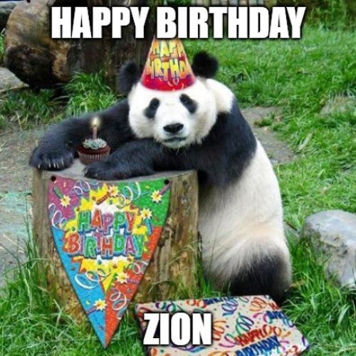 Happy Birthday Zion Memes