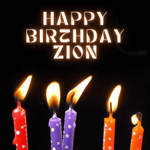 Happy Birthday Zion Gif