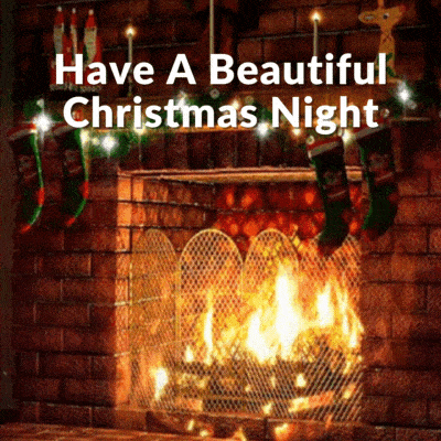 Have a Beautiful Christmas Night Gif