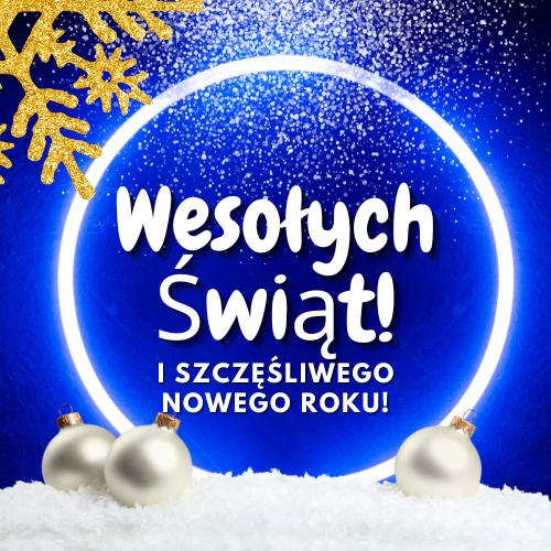 Happy Christmas in Polish Images