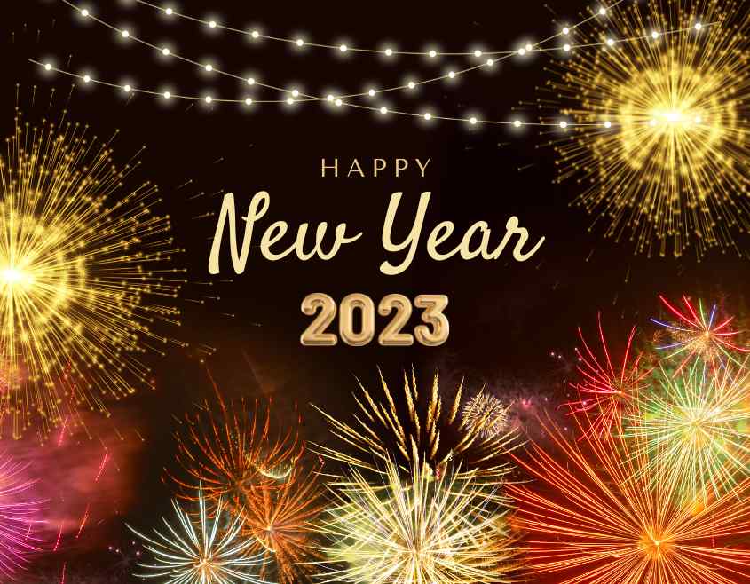 happy new year 2023 fireworks image free download hd