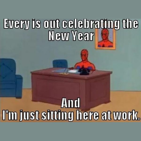 Happy New Year Memes for work
