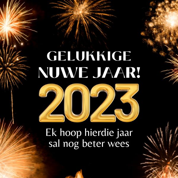 Happy New Year in Afrikaans Wishes