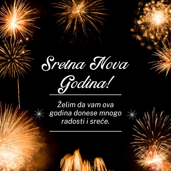 Happy New Year in Croatian Greetings