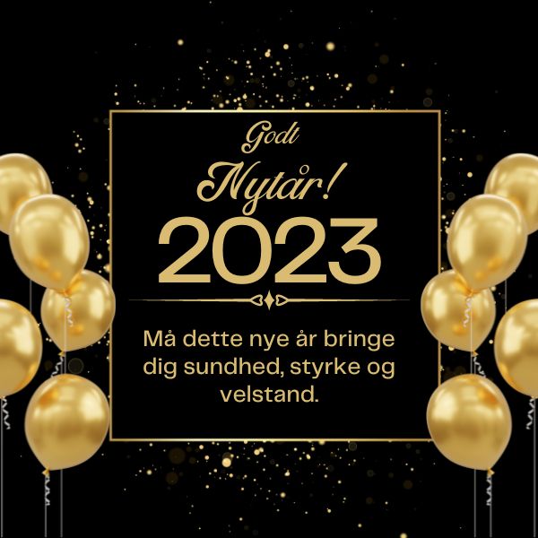 Happy New Year in Danish Greetings