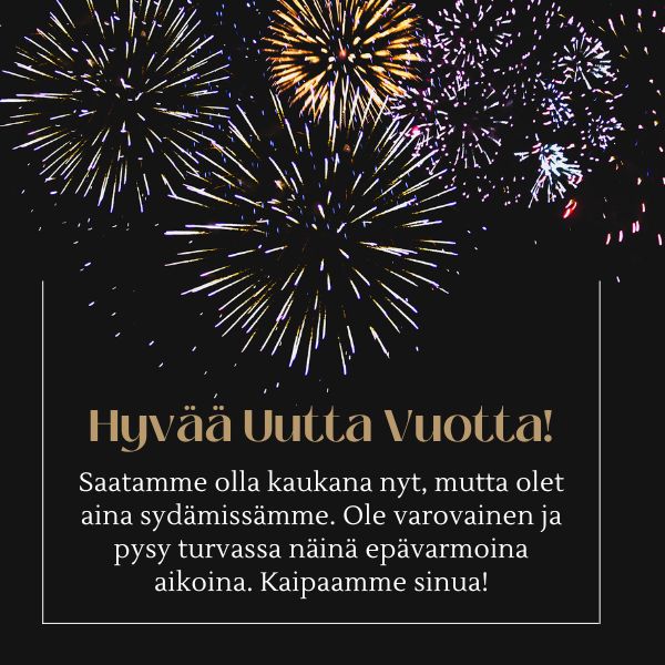 Happy New Year in Finnish Quotes
