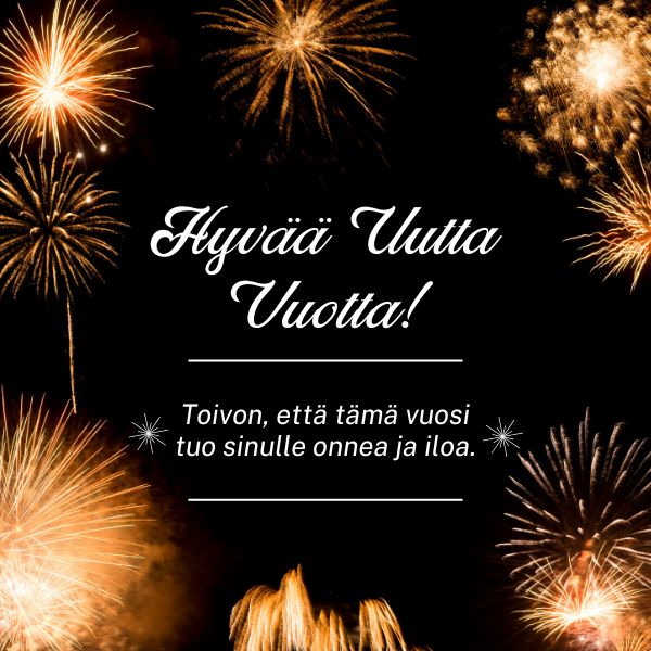 Happy New Year in Finnish Greetings