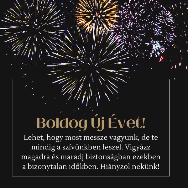 Happy New Year in Hungarian Messages