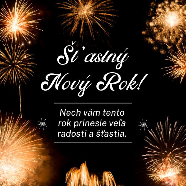 Happy New Year in Slovak Messages
