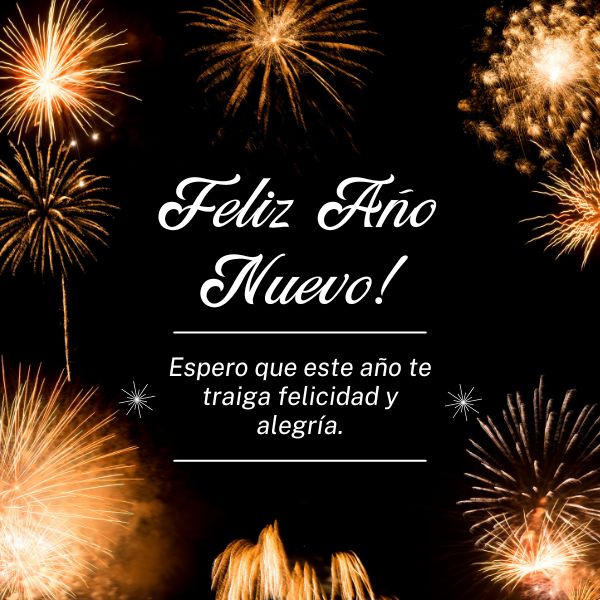 Happy New Year in Spanish Greetings