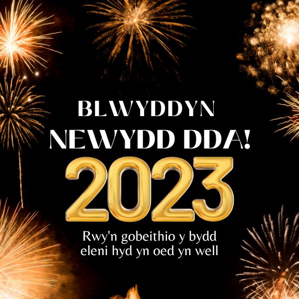 Happy New Year in Welsh Wishes