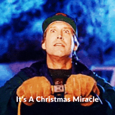 funny It's A Christmas Miracle Gif