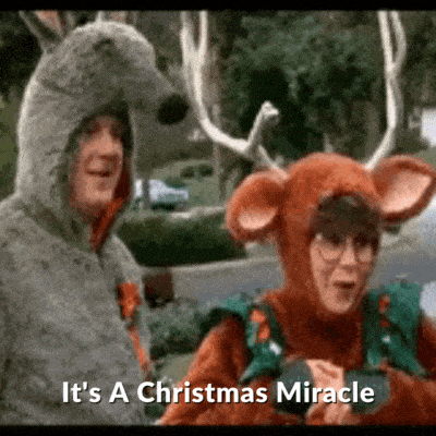 It's A Christmas Miracle Gif