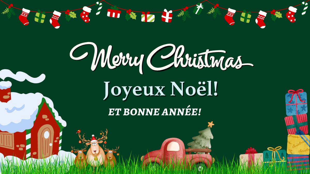 How To Say Merry Christmas in French Language