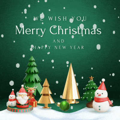 merry christmas and happy new year gif download