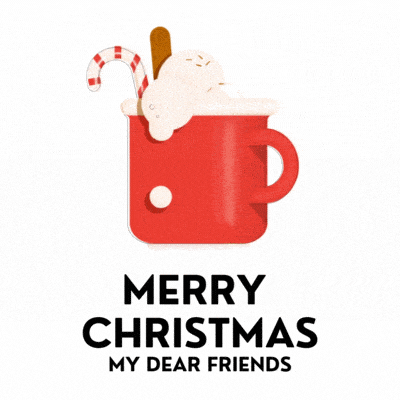 Merry Christmas Friends Gif