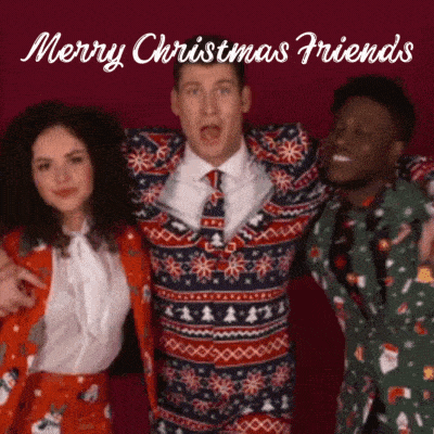 Merry Christmas Friends Gif