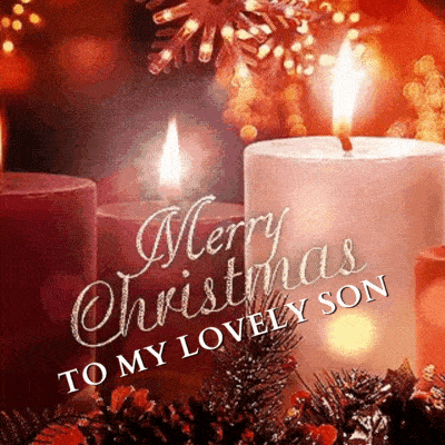 Merry Christmas To My Lovely Son Gif