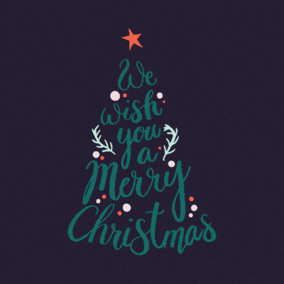 we wish you a merry christmas tree gif