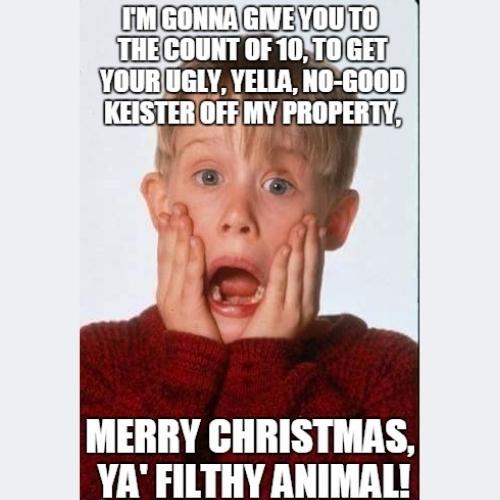 Funny Merry Christmas Ya Filthy Animal Memes