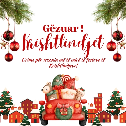 Merry Christmas in Albanian Wishes