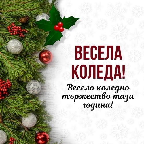 Merry Christmas in Bulgarian Images