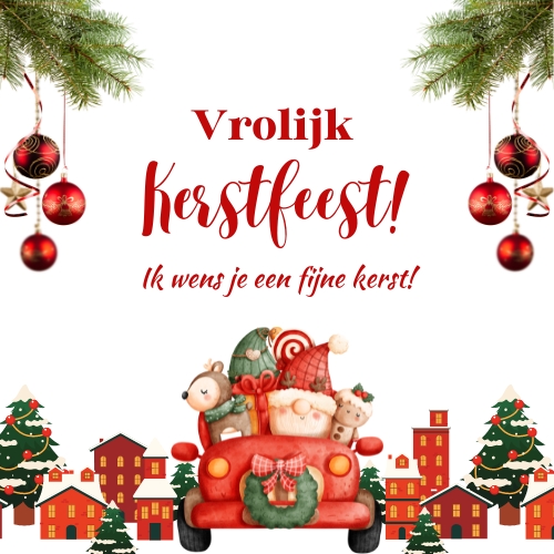 Merry Christmas in Dutch Wishes