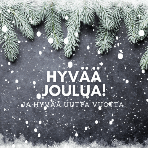 Hyvää Joulua and happy new year Gif