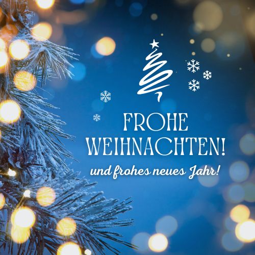 Merry Christmas & Happy New Year in German wishes