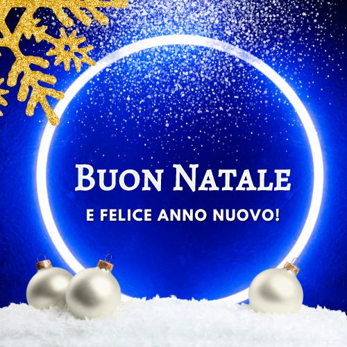 Merry Christmas & Happy New Year in Italian Wishes