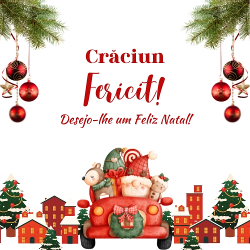 Merry Christmas in Romanian Wishes