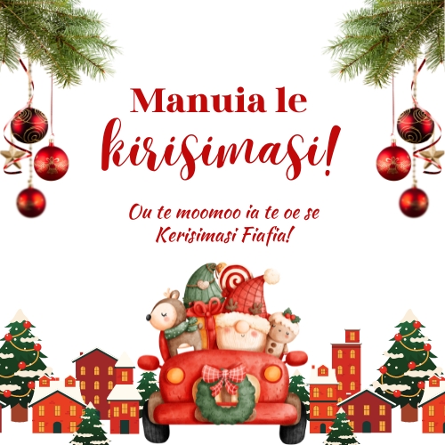 Merry Christmas in Samoan Wishes