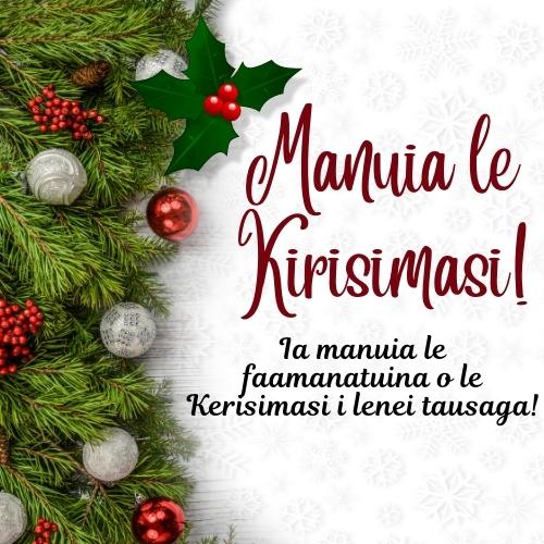 Merry Christmas in Samoan Quotes