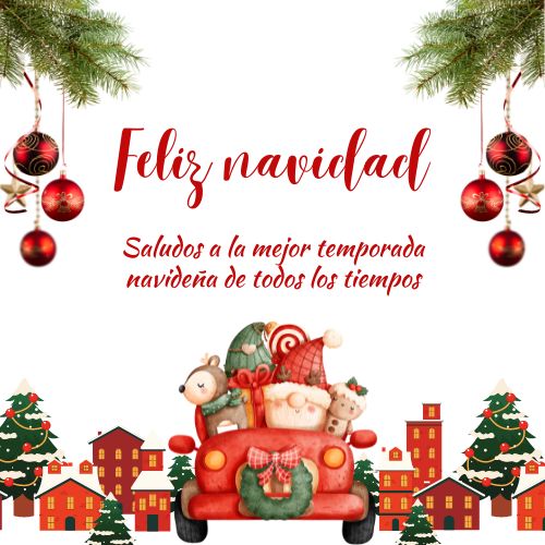 Merry Christmas in spanish greetings