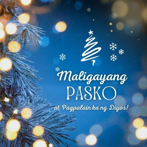 Merry Christmas in Tagalog Quotes