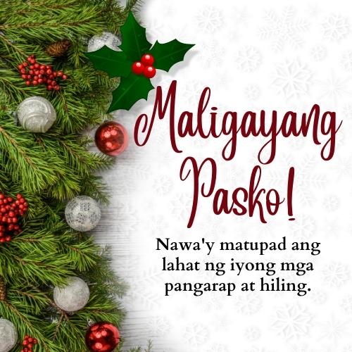 essay about christmas tagalog