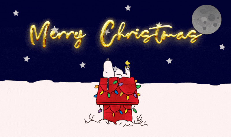 20+ Snoopy Merry Christmas Gif and Memes Download Free
