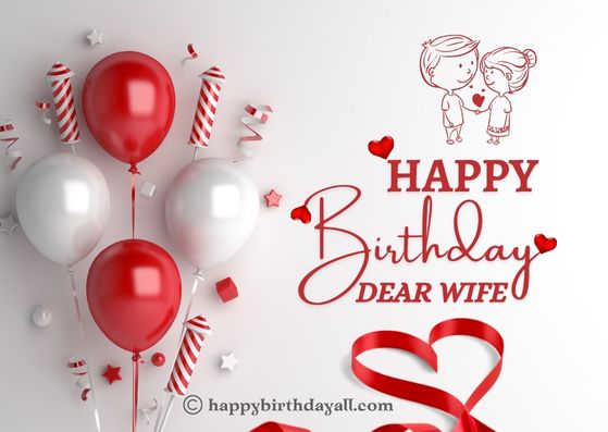 happy birthday dear wife
