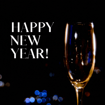 Happy New Year 2024 GIF wine