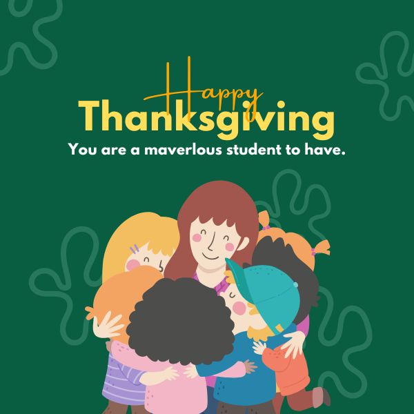 happy thanksgiving students pictures