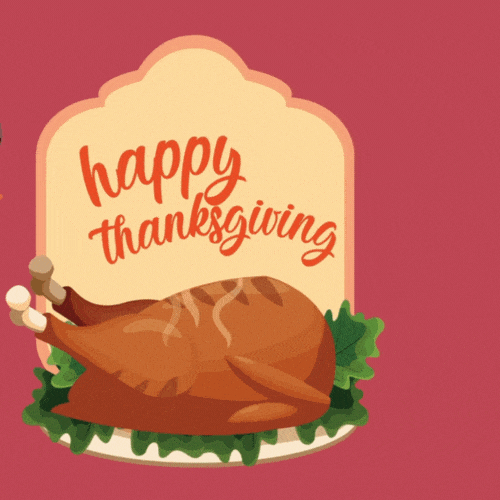 Happy Thanksgiving Turkey GIF 2022