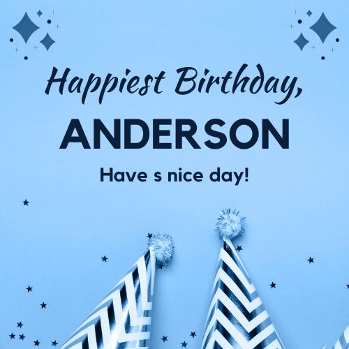 Happy Birthday Anderson Images