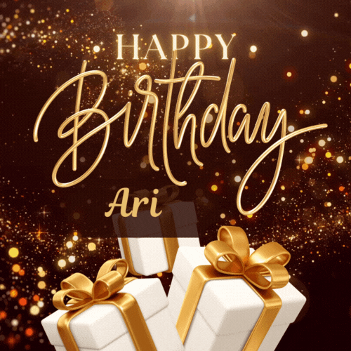 Happy Birthday Ari Gif